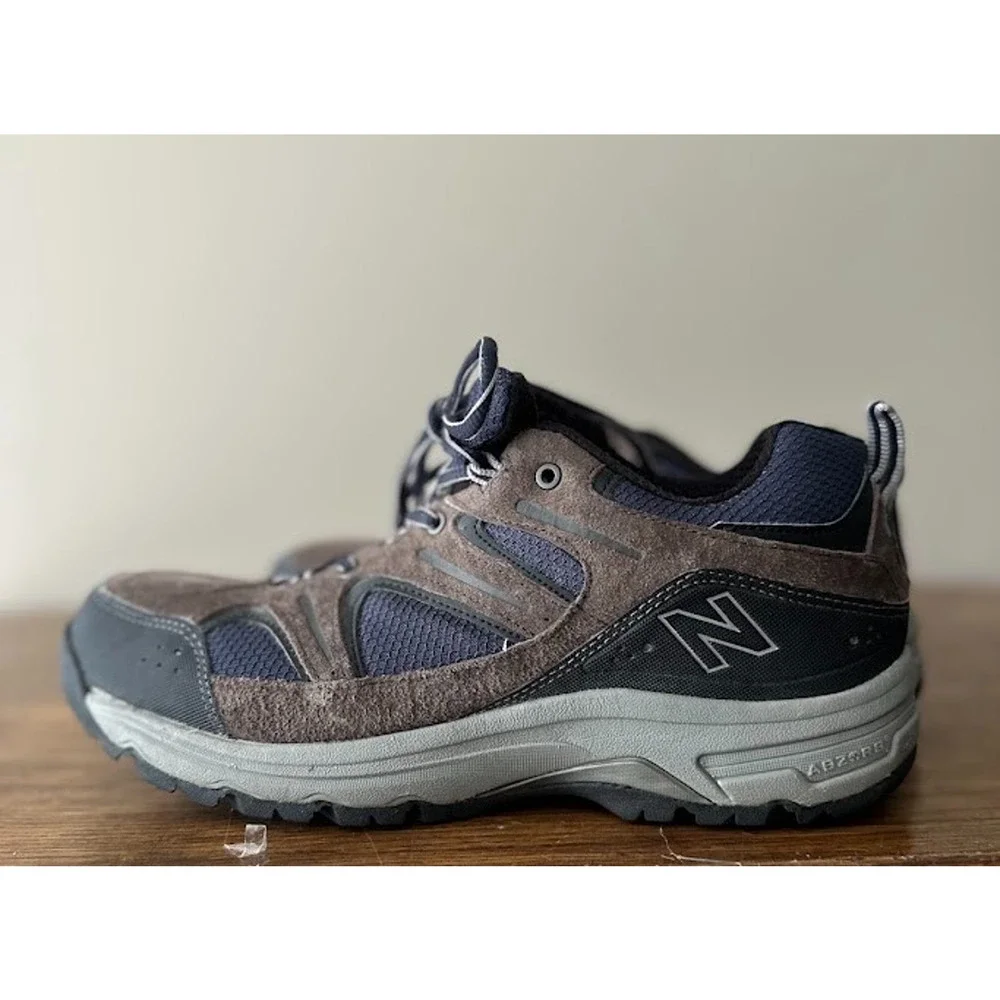 New Balance 759 Trail Running Shoes Mens Size 9 Walking Hiking Brown Suede‎ Lace